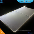 Transparent acrylic plastic plexiglass light guide panel